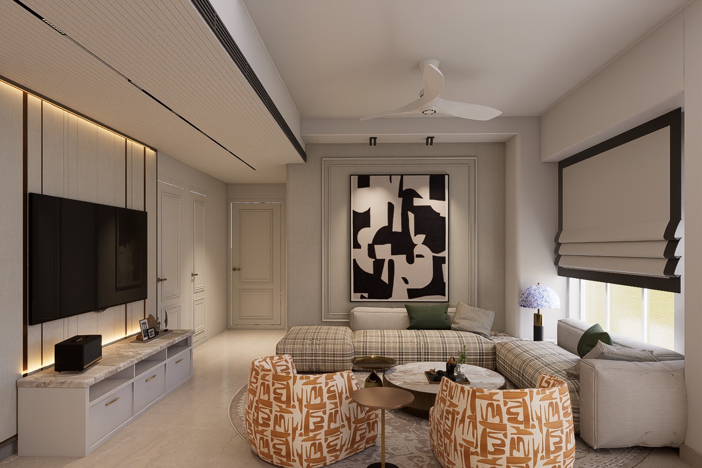 Luxurious Living Space Design